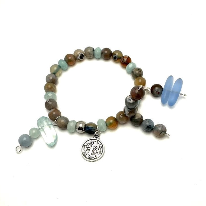 Urban Beachcomber Collection - Bracelet with Tree of Life Charm