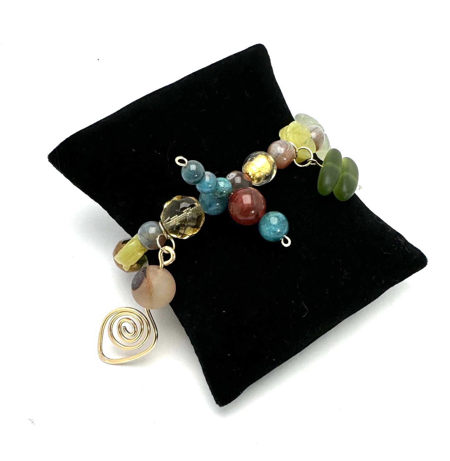 Urban Beachcomber Collection - Boho Chic Bracelet with Charms