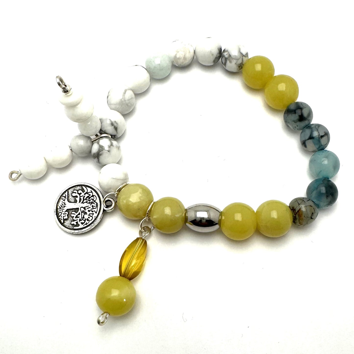Urban Beachcomber Collection - Boho Chic Bracelet with Tree of Life Charm