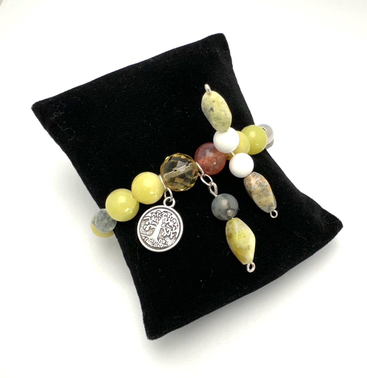 Urban Beachcomber Collection - Boho Chic Bracelet with Tree of Life Charm