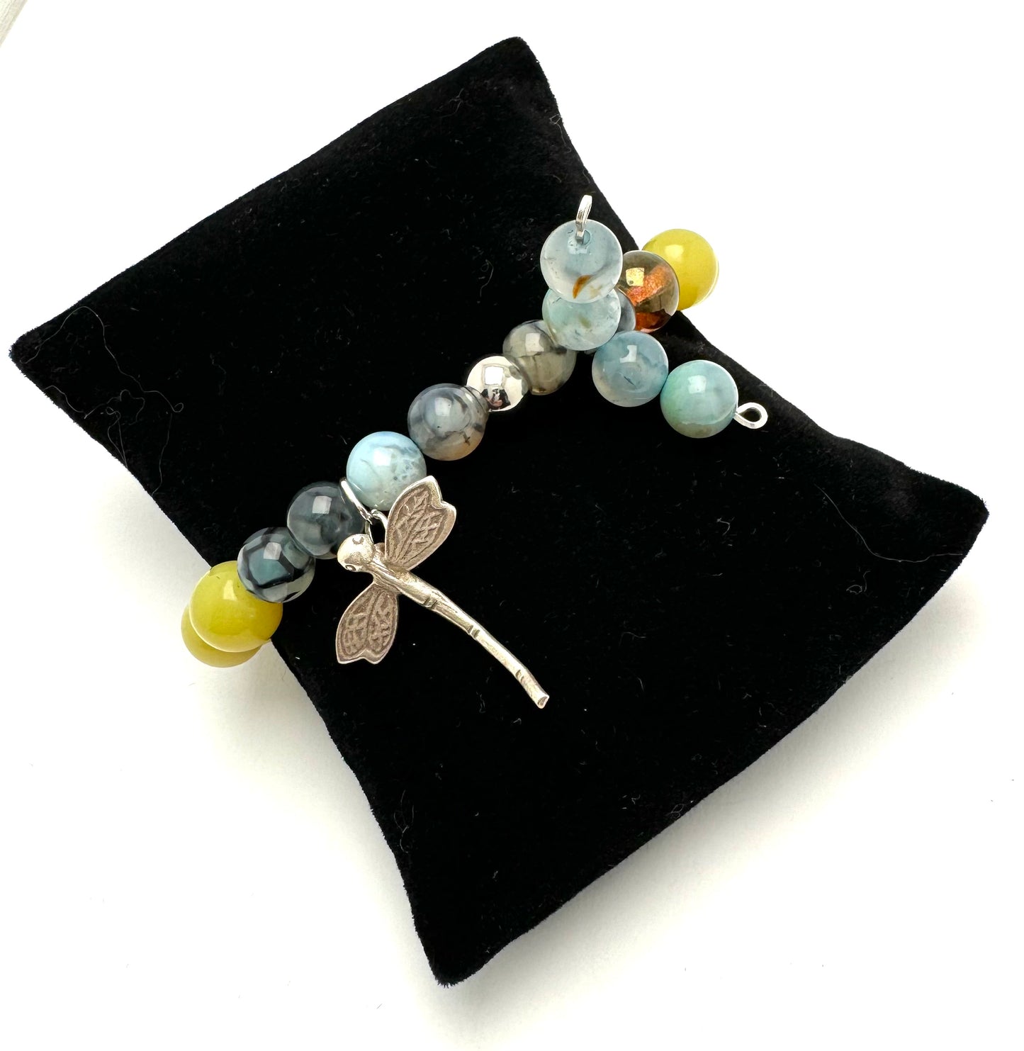 Urban Beachcomber Collection - Boho Chic Bracelet with Dragonfly Charm