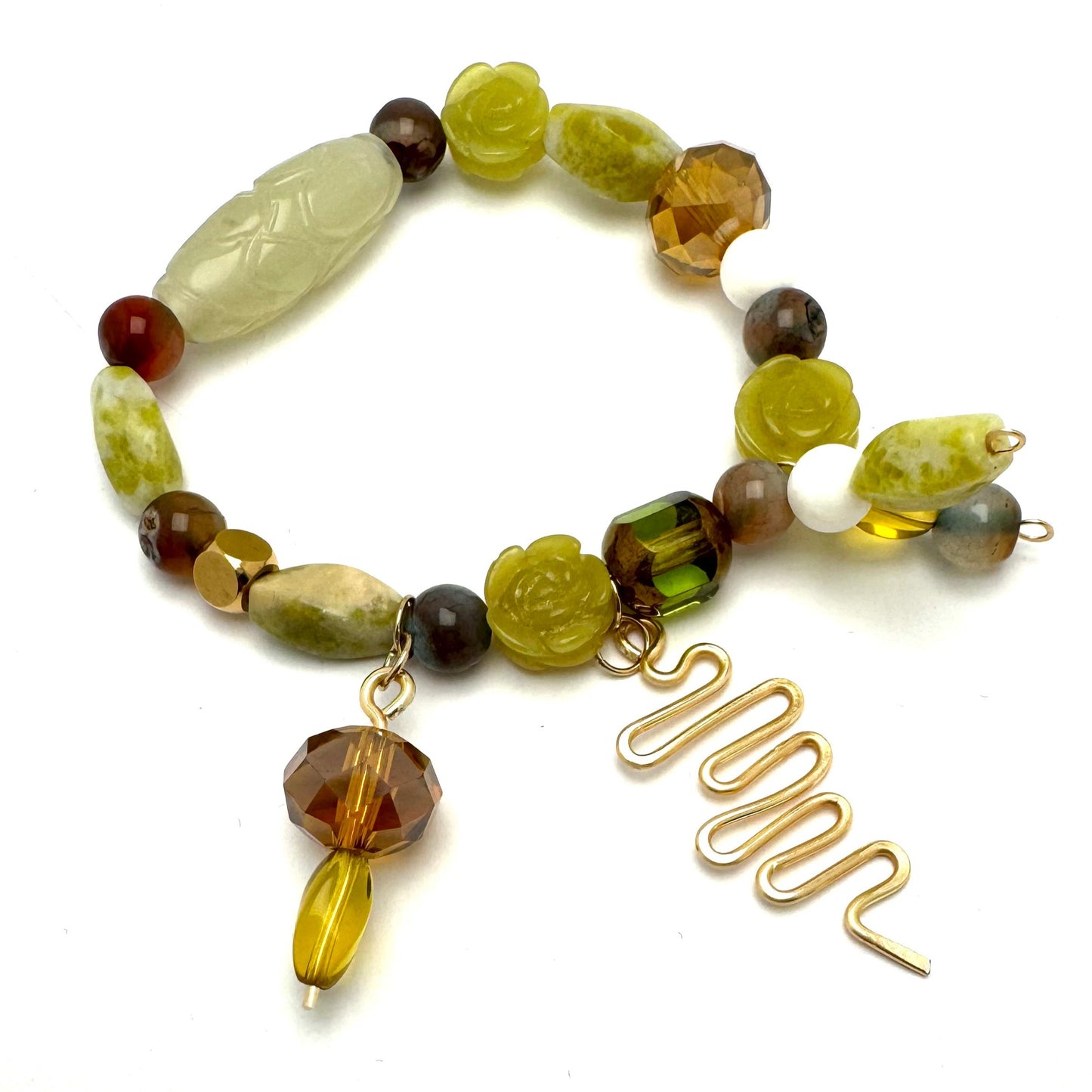 Urban Beachcomber Collection - Boho Chic Bracelet with Charms