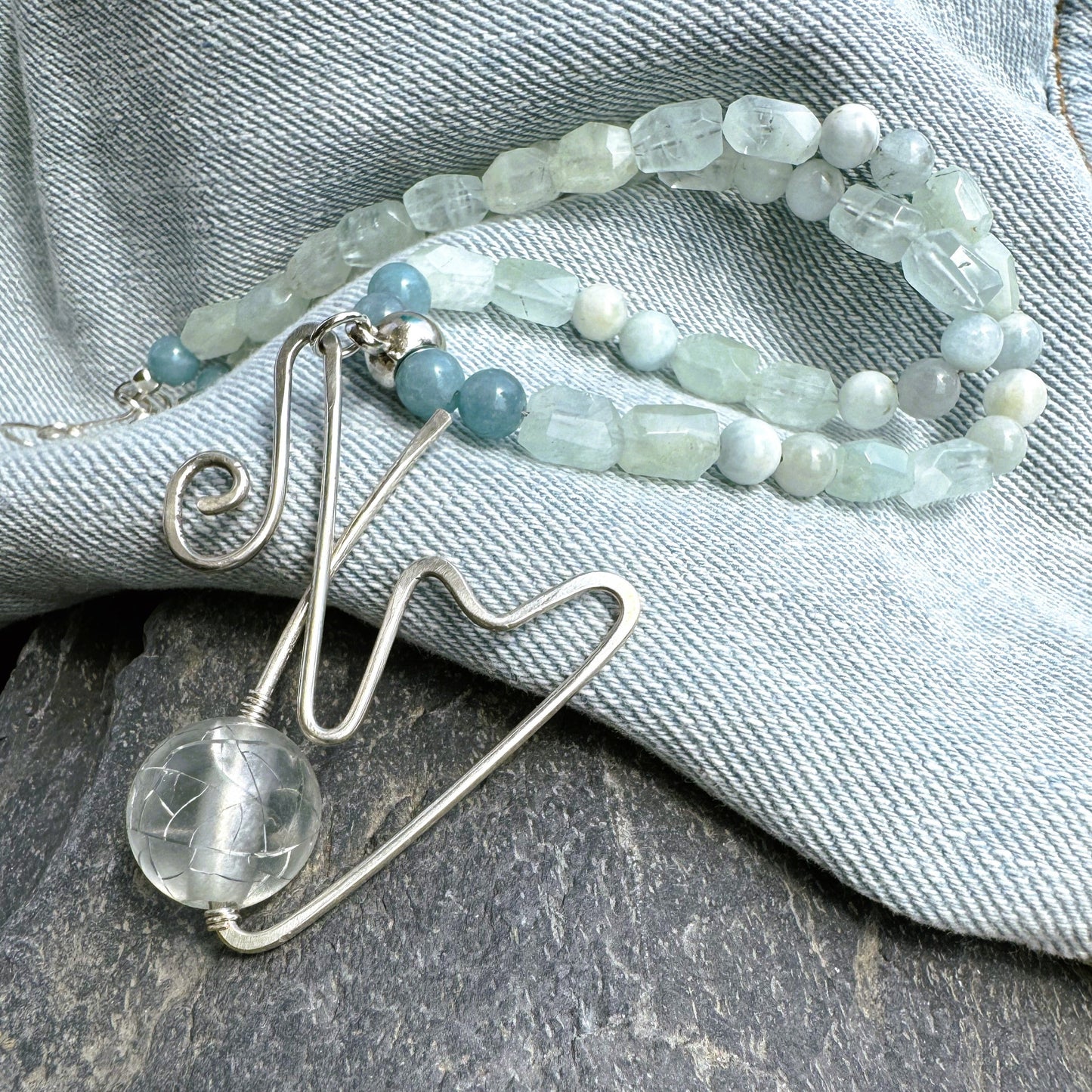 Urban Beachcomber Collection - Necklace with Hand Made Pendant