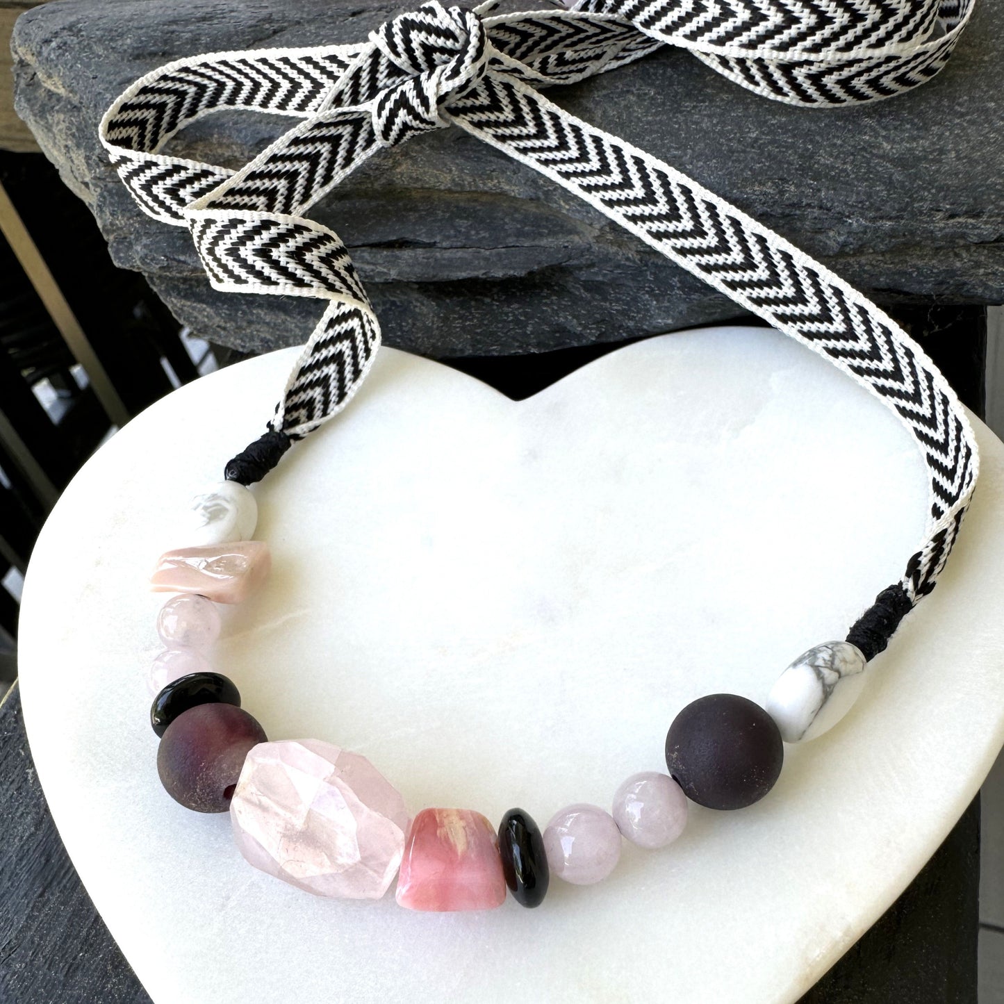Heart and Soul - Ribbon Necklace
