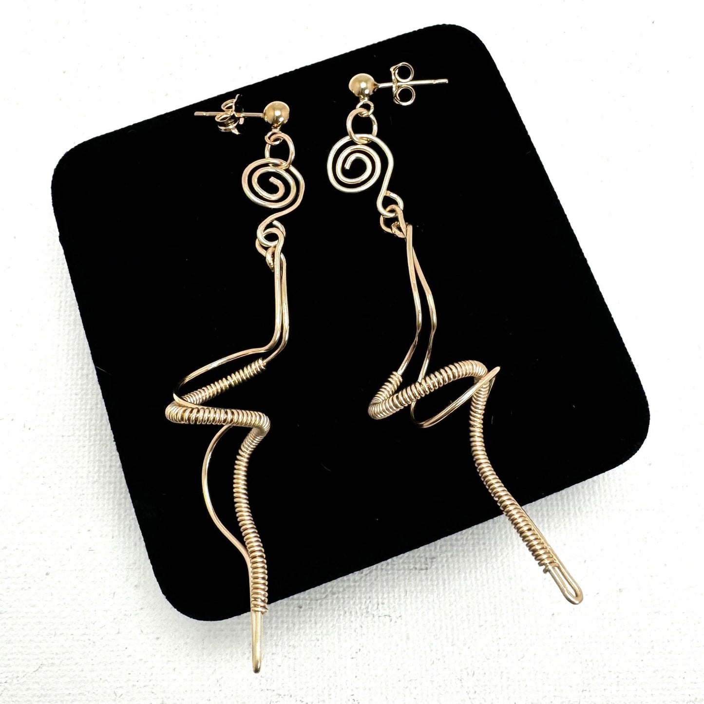Downtown Fusion - Spiral Pierced Earrings