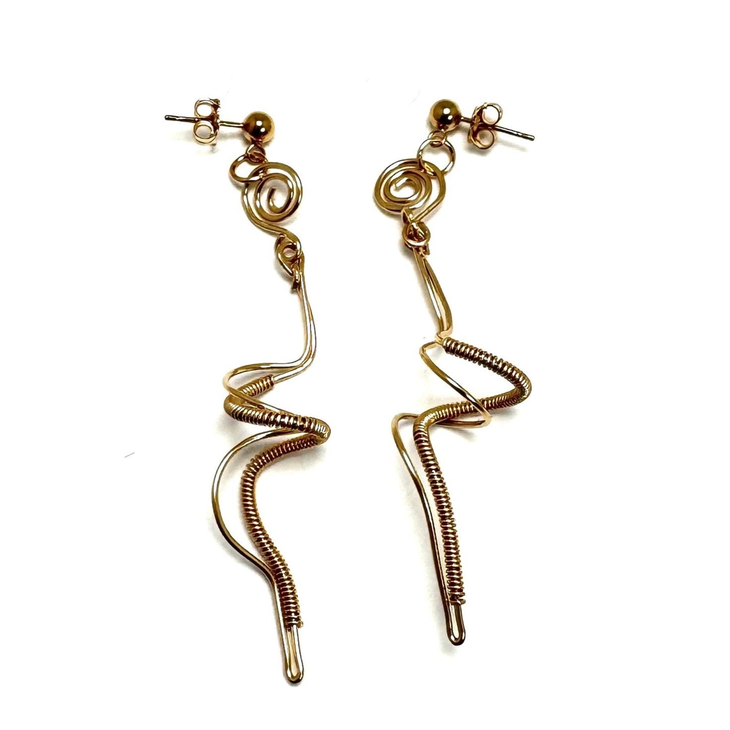 Downtown Fusion - Spiral Pierced Earrings