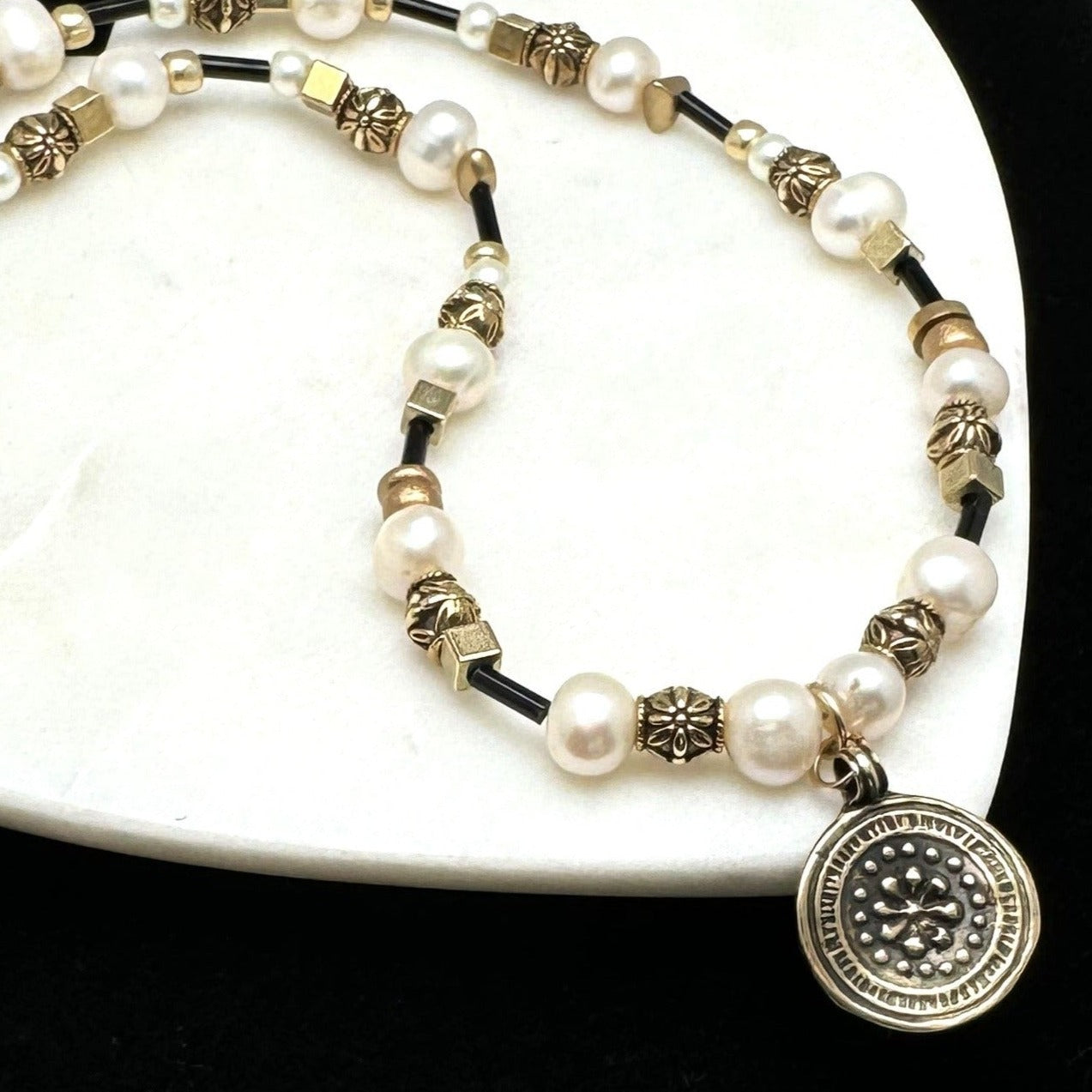 Downtown Fusion Collection - Pearl Layering Necklace