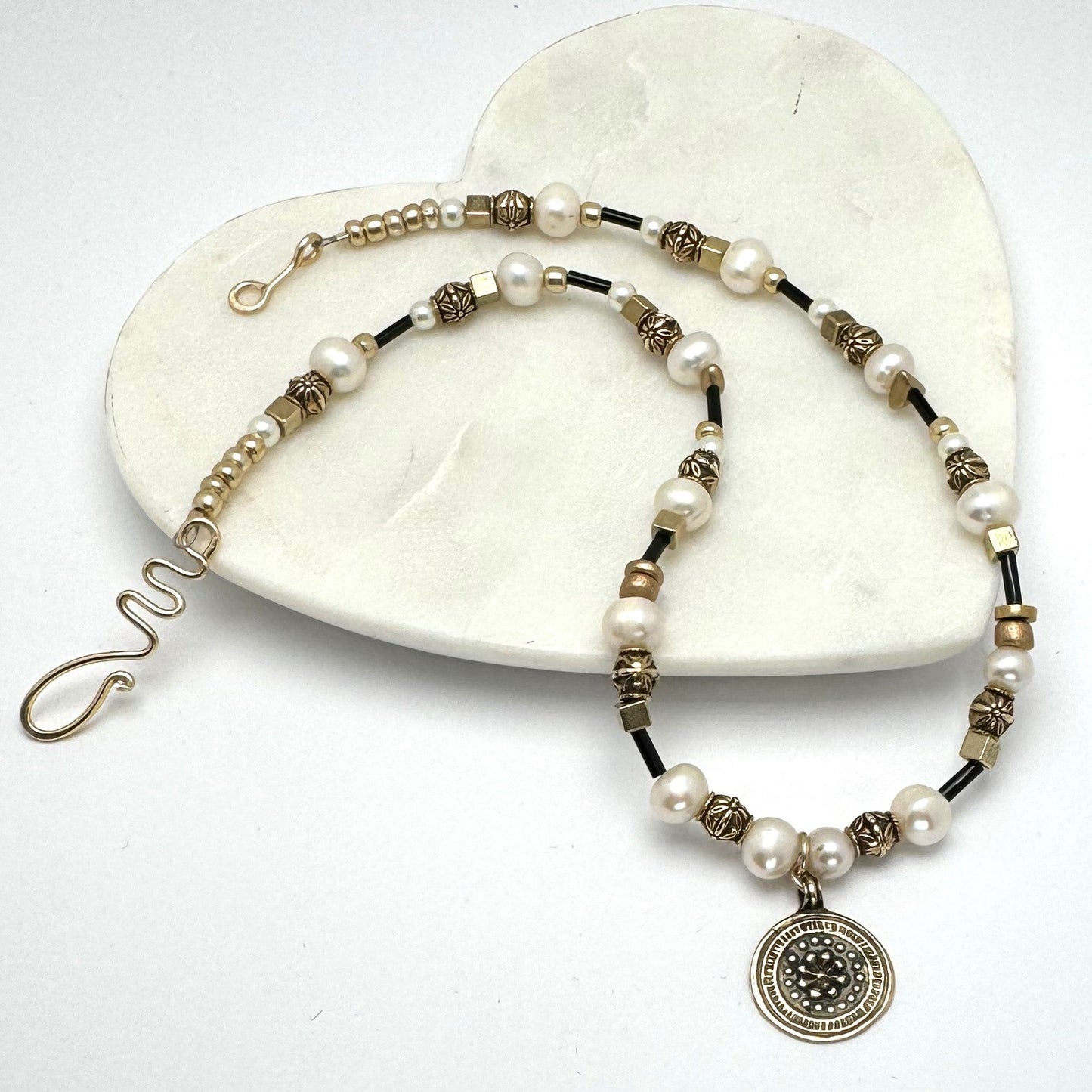 Downtown Fusion Collection - Pearl Layering Necklace