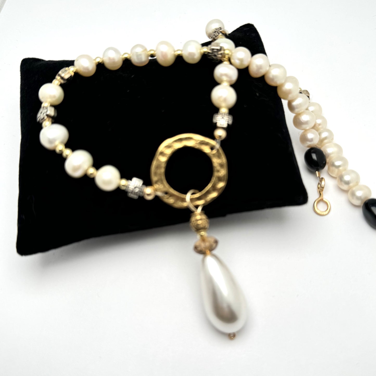 Downtown Fusion Collection - Pearl Drop Necklace