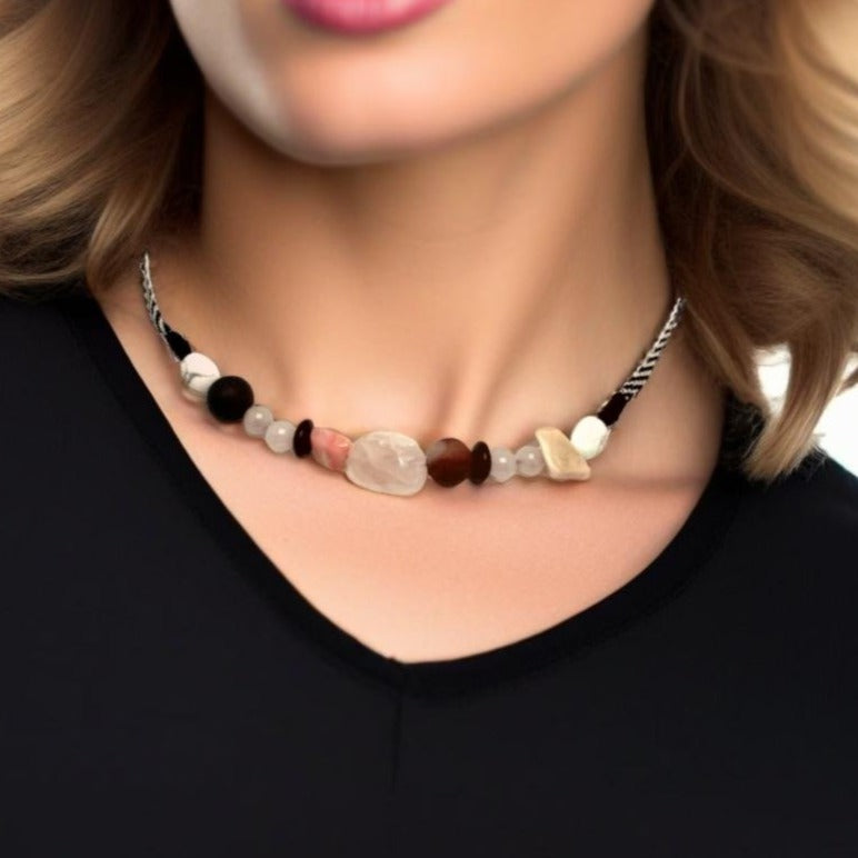 Heart and Soul - Ribbon Necklace