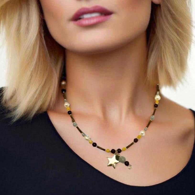 Downtown Fusion Collection - Necklace with Star Pendant