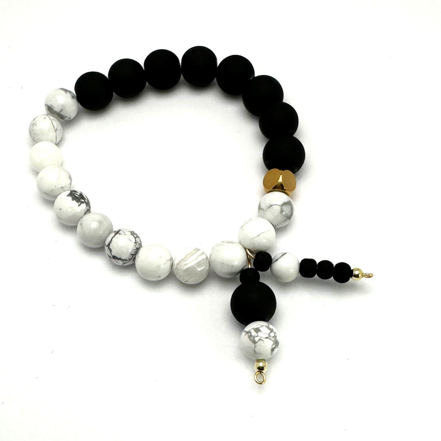 Downtown Fusion - Bracelet with Howlite