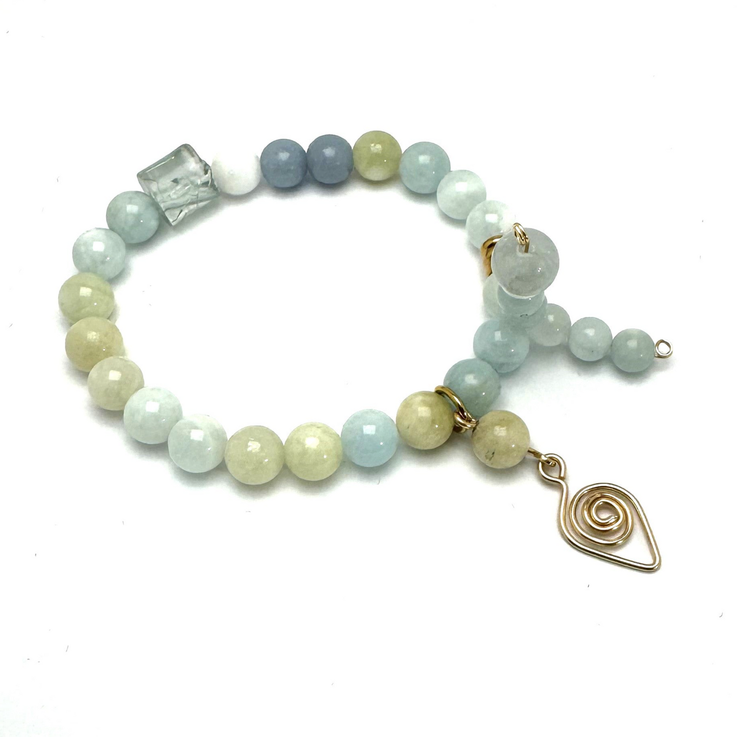 Urban Beachcomber Collection - Aquamarine Bracelet
