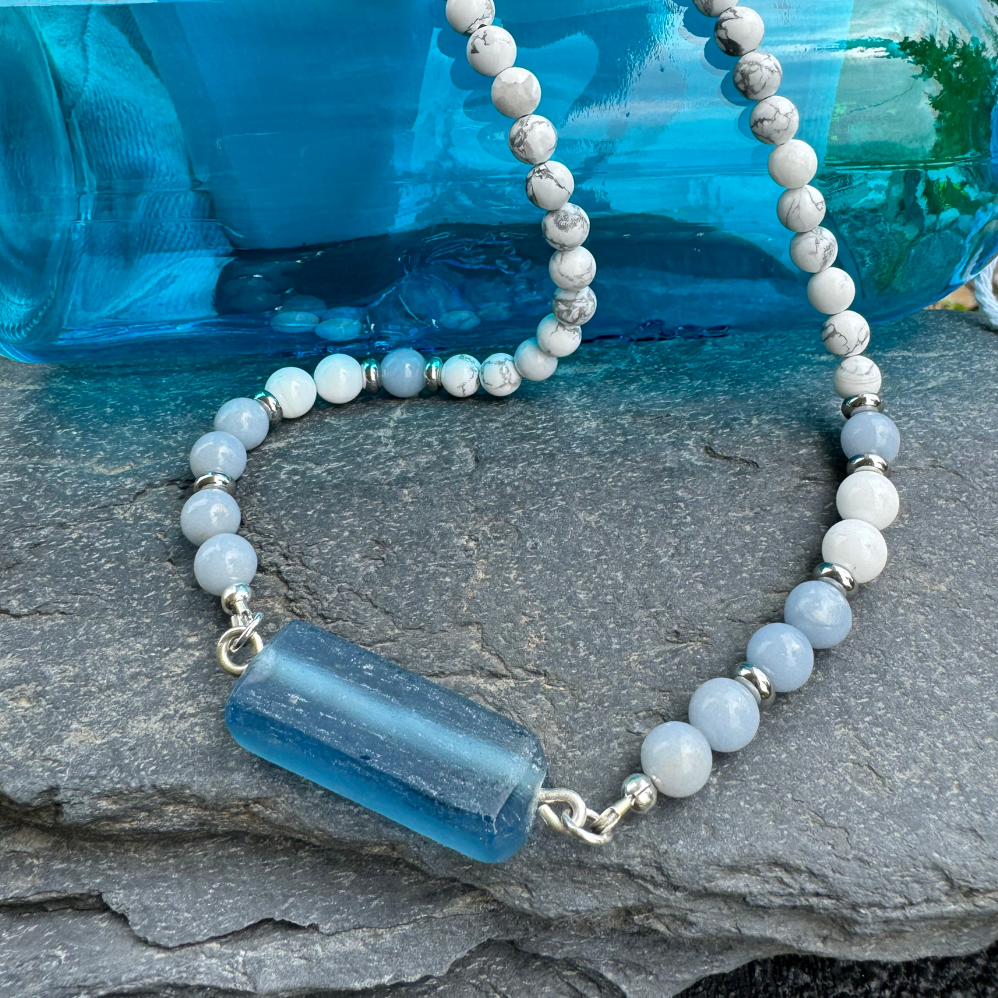 Urban Beachcomber Collection - Necklace with Sea Glass Pendant