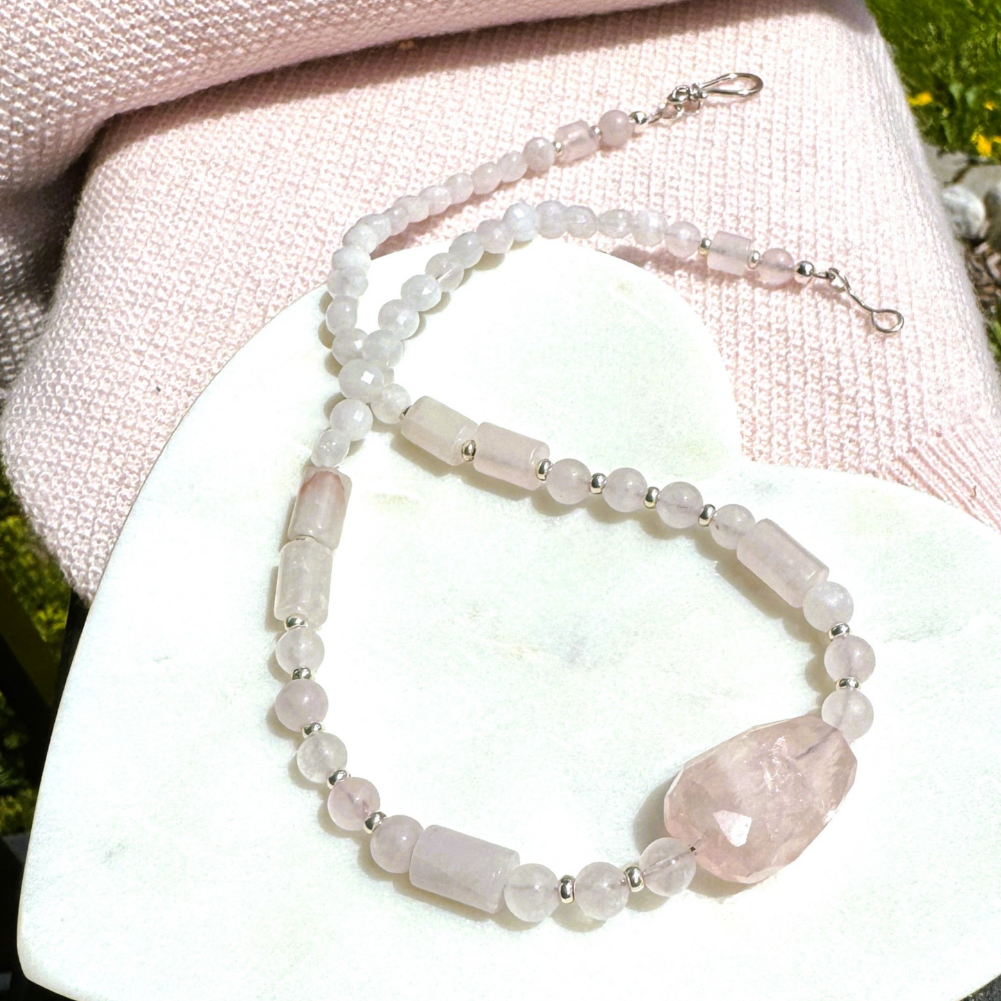 Heart and Soul Collection - Rose Quartz Necklace