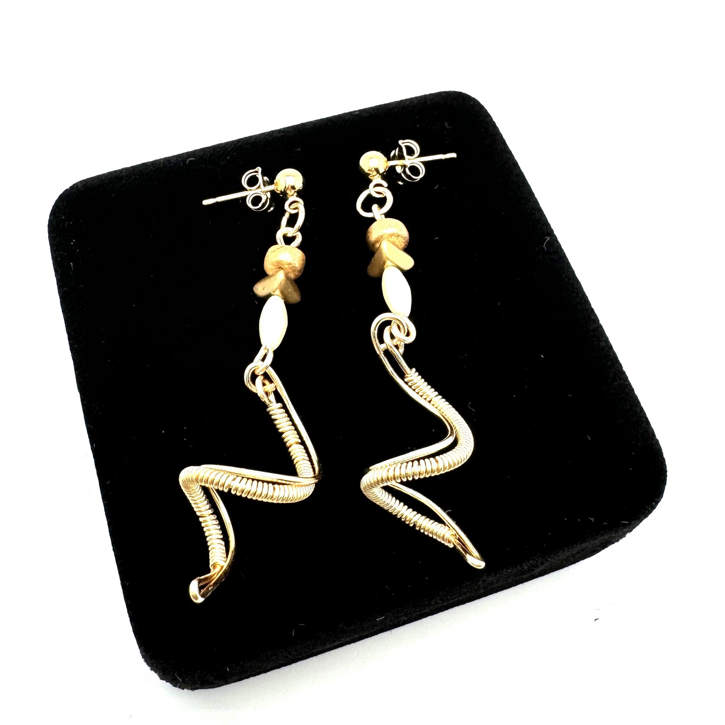 Downtown Fusion Collection - Drop spiral earring