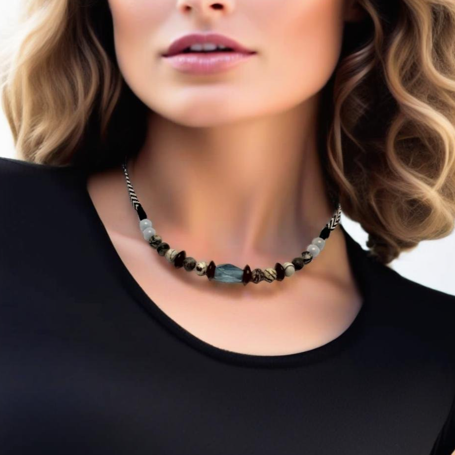Urban Beachcomber Collection - Ribbon Necklace