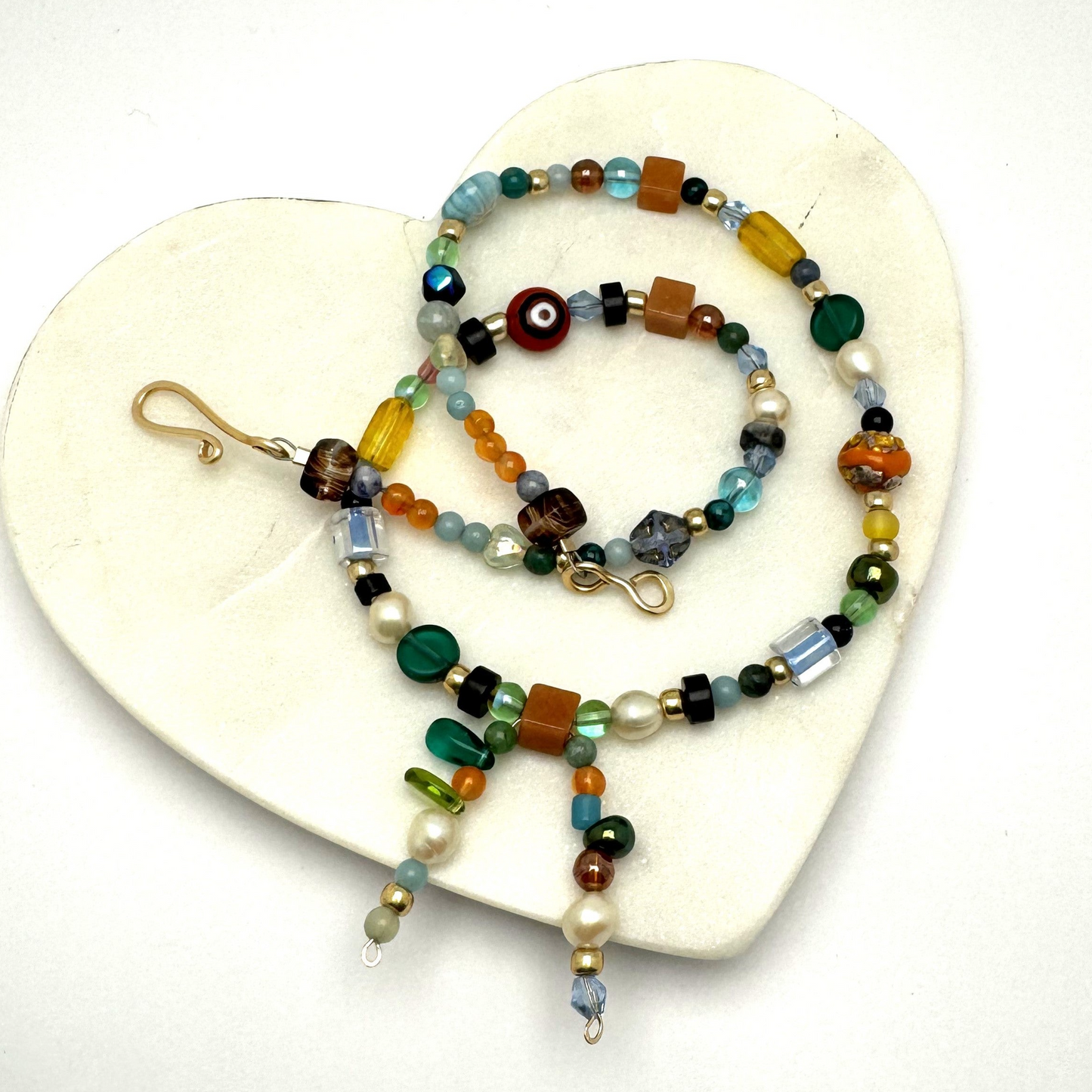 Downtown Fusion Mixed Bead Necklace