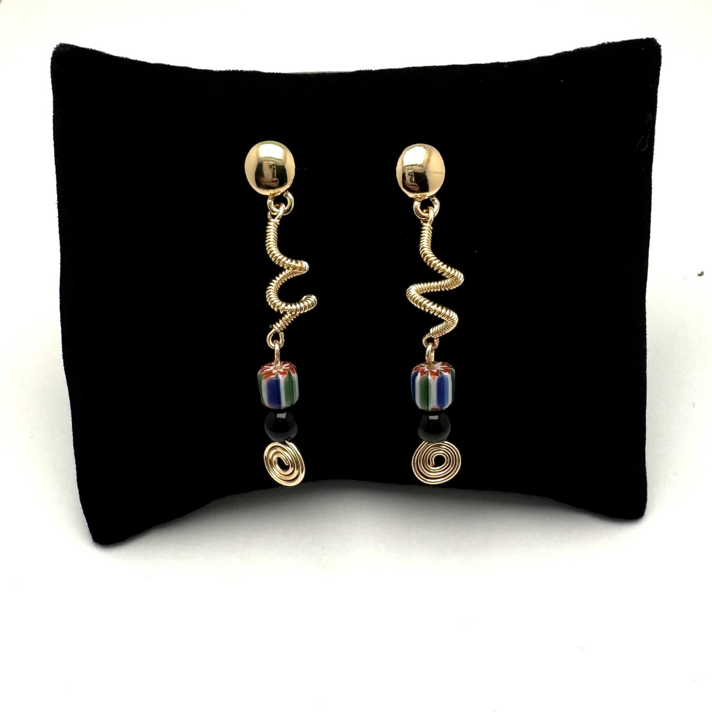Downtown Fusion Collection - Spiral Drop Earrings