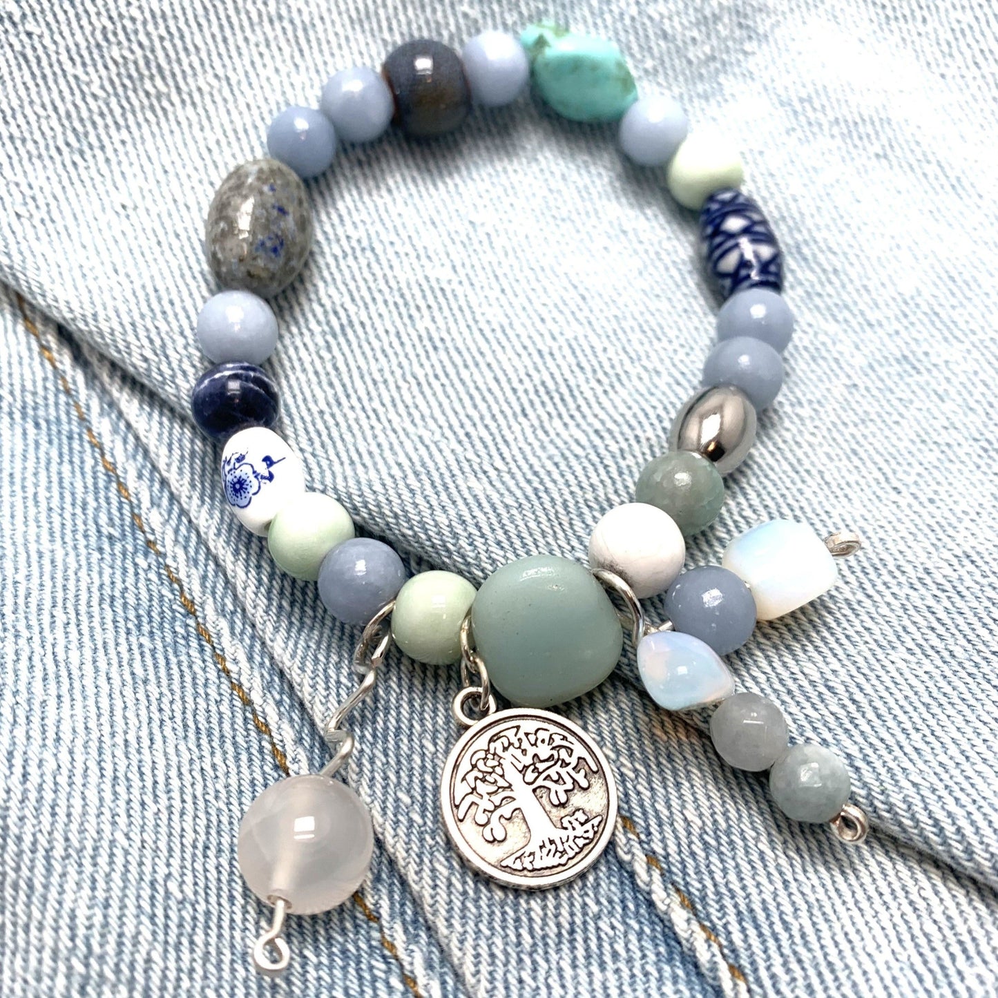 Urban Beachcomber Collection - Bracelet with Mixed Stones