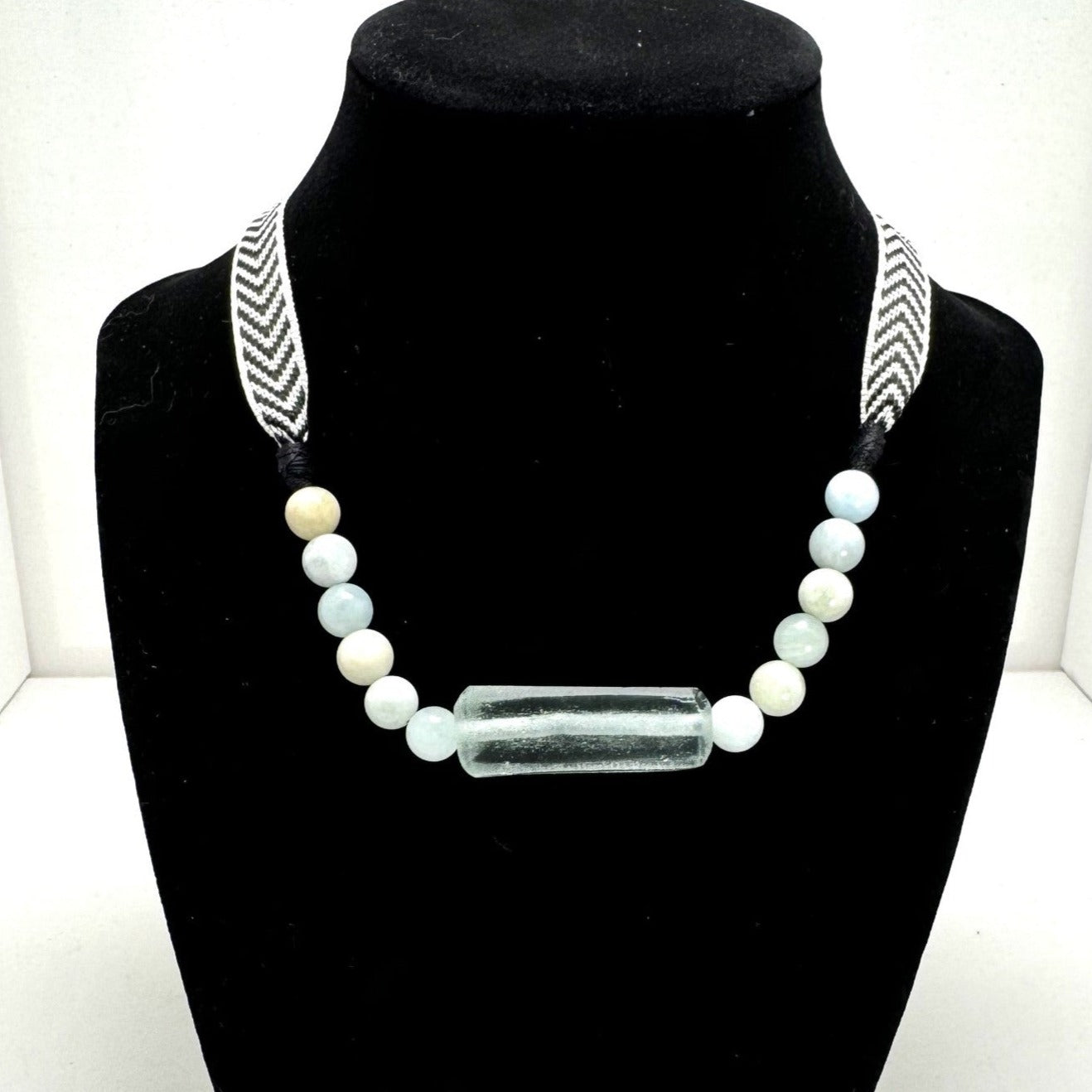 Urban Beachcomber Collection- Ribbon Necklace