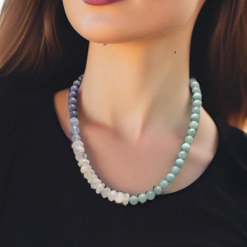 Urban Beachcomber Collection - Mixed Stone Necklace