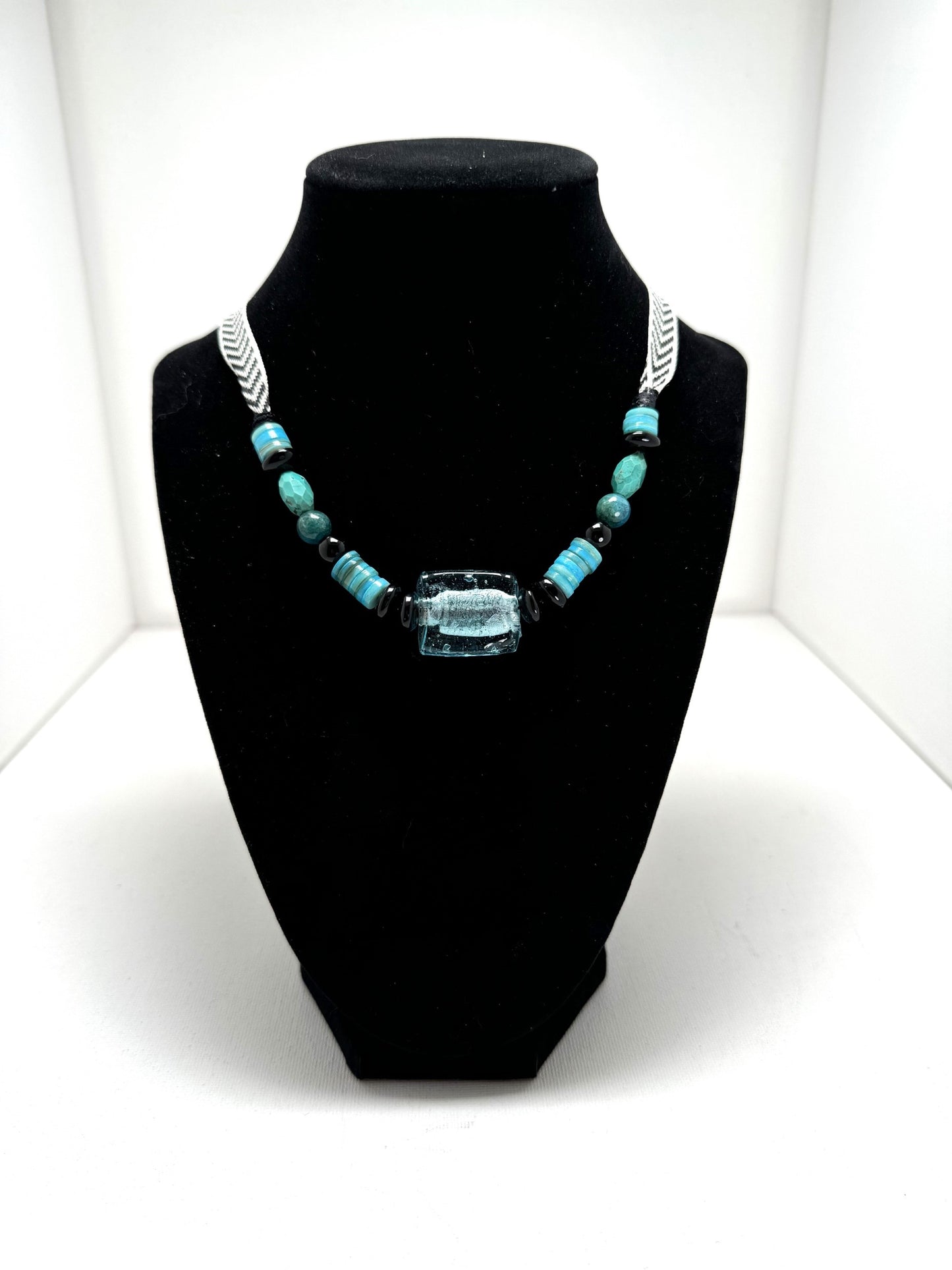 Urban Beachcomber - Ribbon Necklace