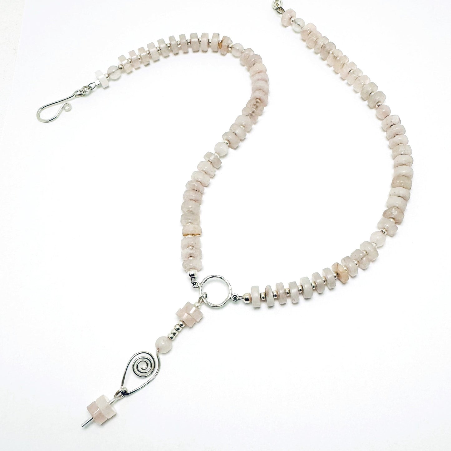 Heart and Soul Collection - Y-Necklace with Rose Quartz