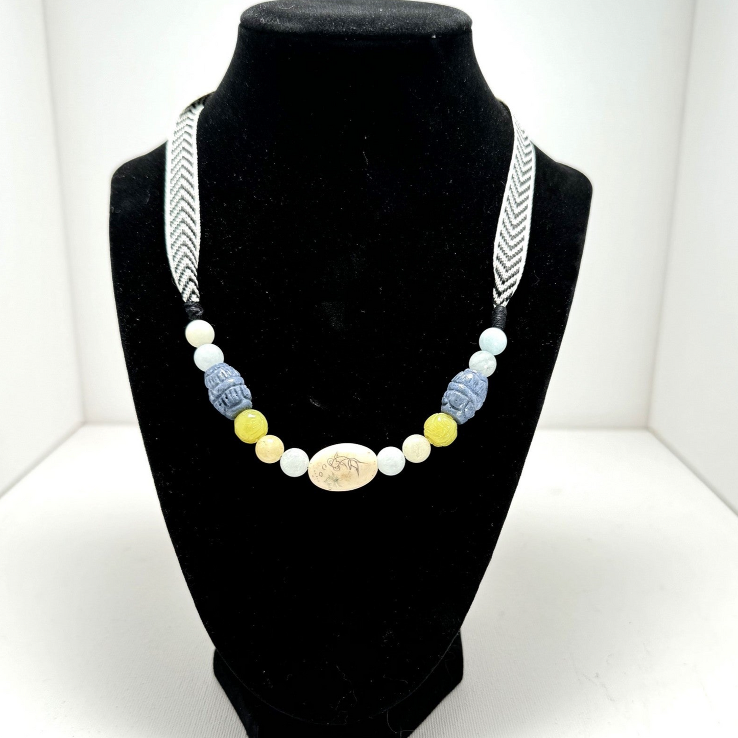 Urban Beachcomber - Ribbon Necklace