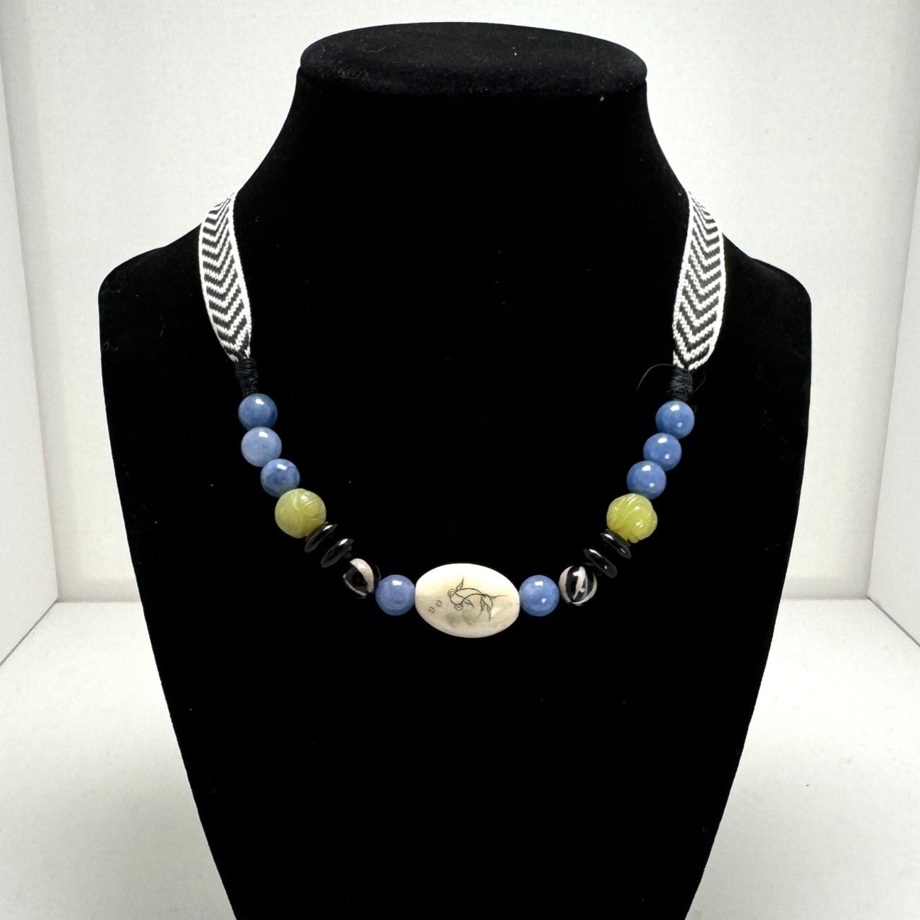 Urban Beachcomber - Ribbon Necklace