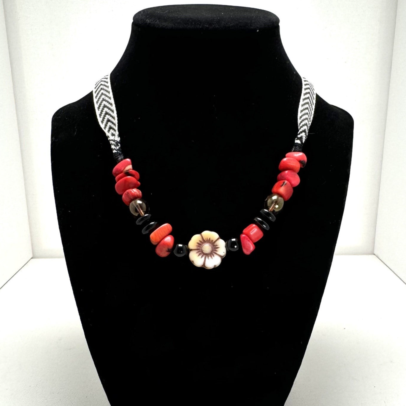 Urban Beachcomber - Ribbon Necklace
