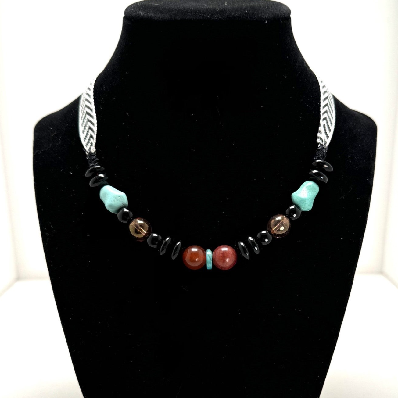 Urban Beachcomber - Ribbon Necklace