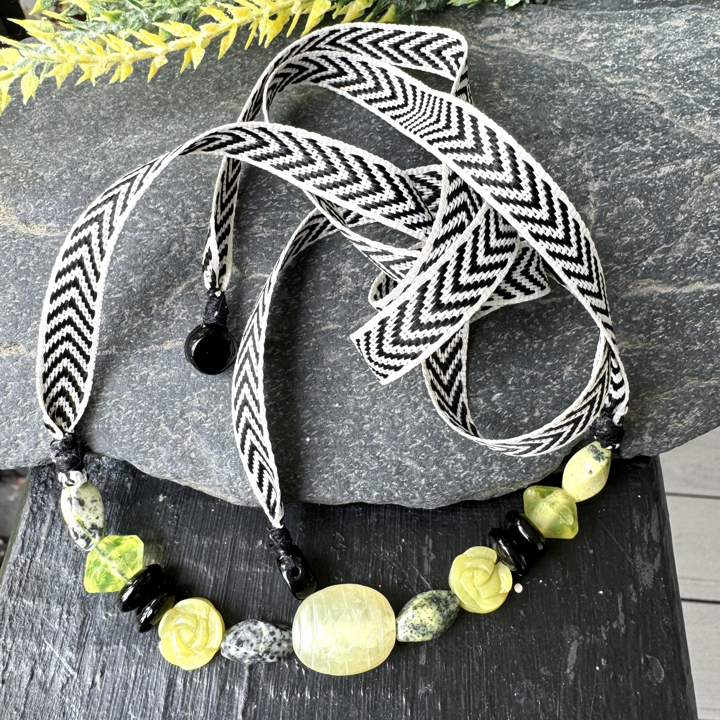 Urban Beachcomber - Ribbon Necklace