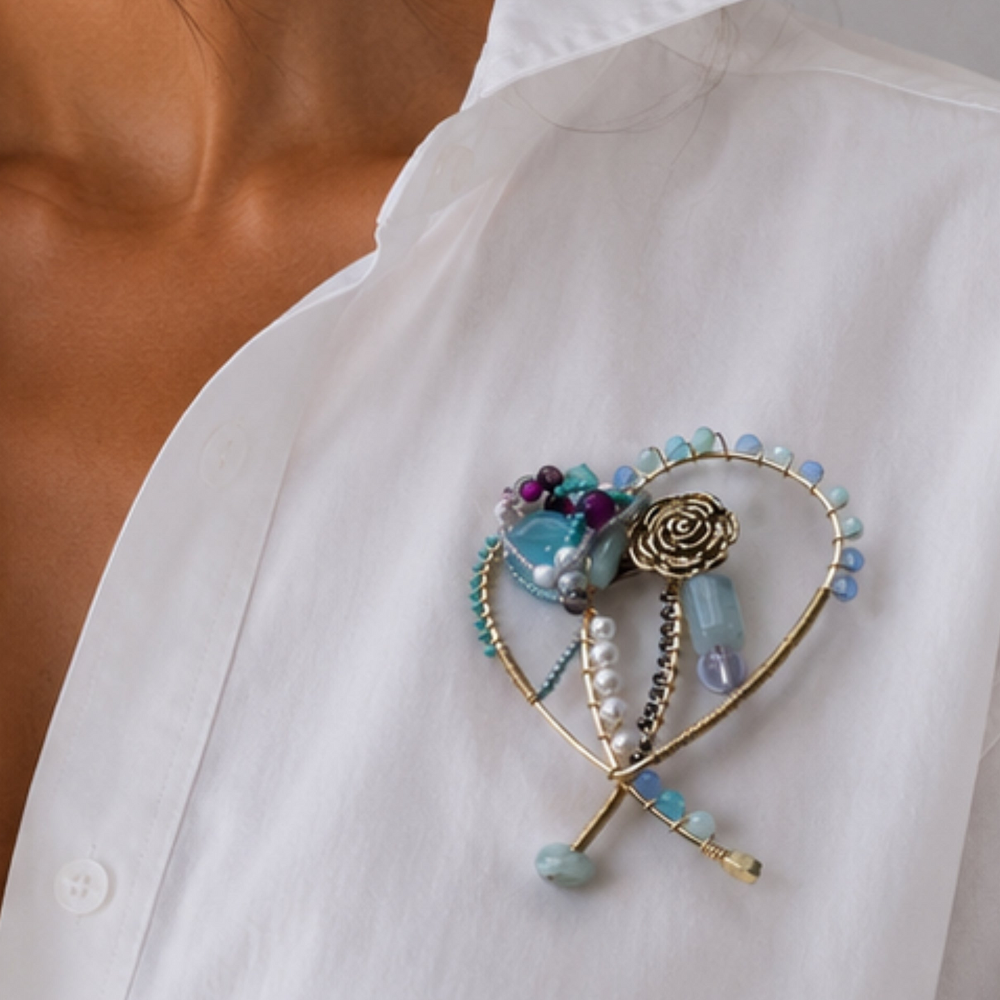 Heart Brooch - Spellbound