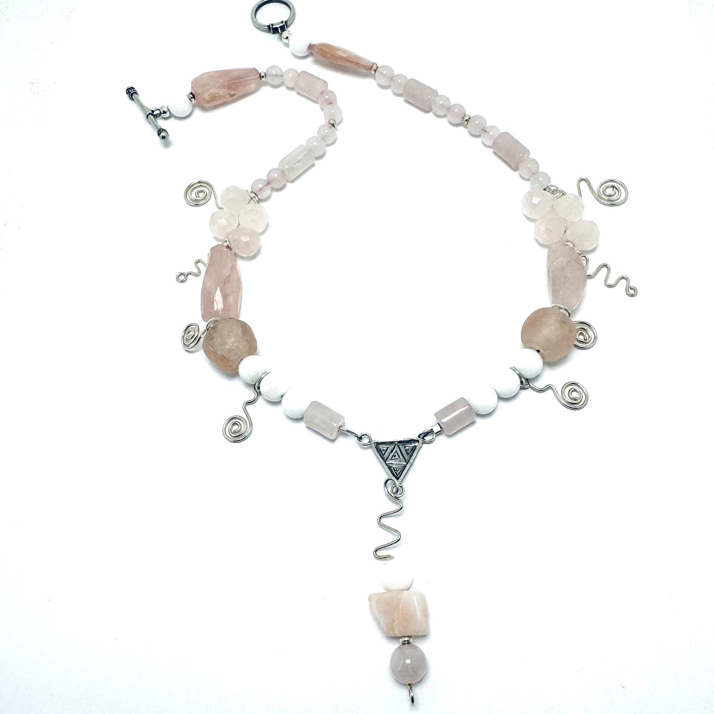 Heart and Soul Collection  - Necklace with Rose Quartz