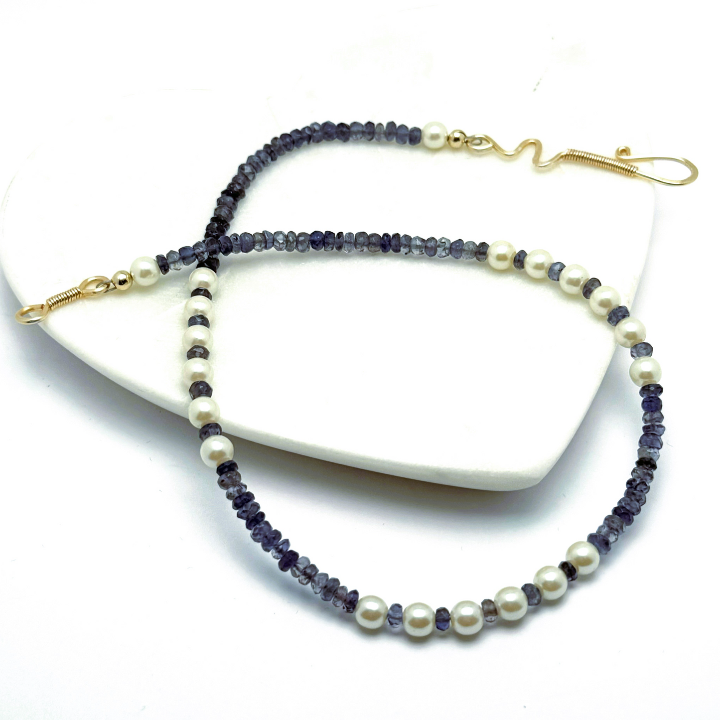 Downtown Fusion - Amethyst and Pearls Necklace