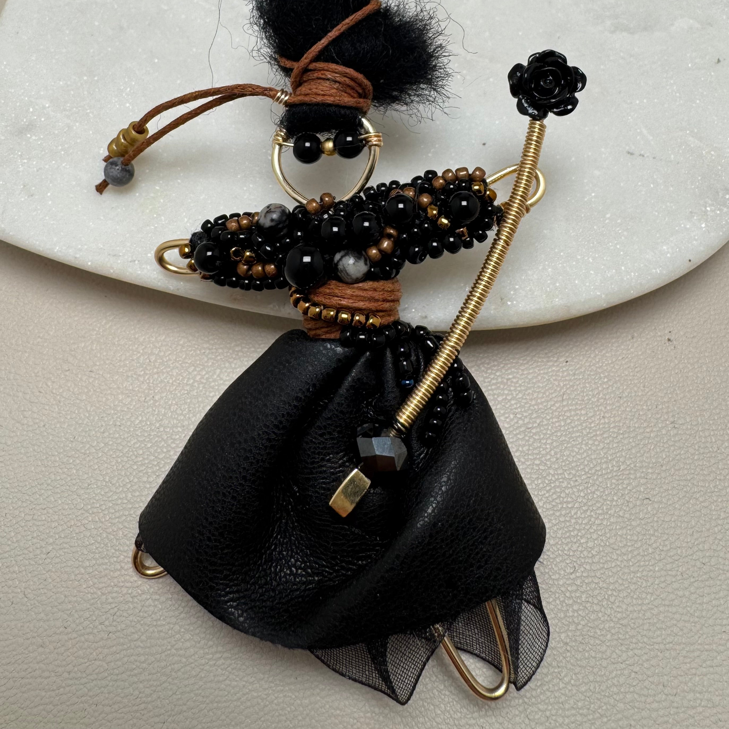 Kindred Spirit Pixie Brooch - Warrior