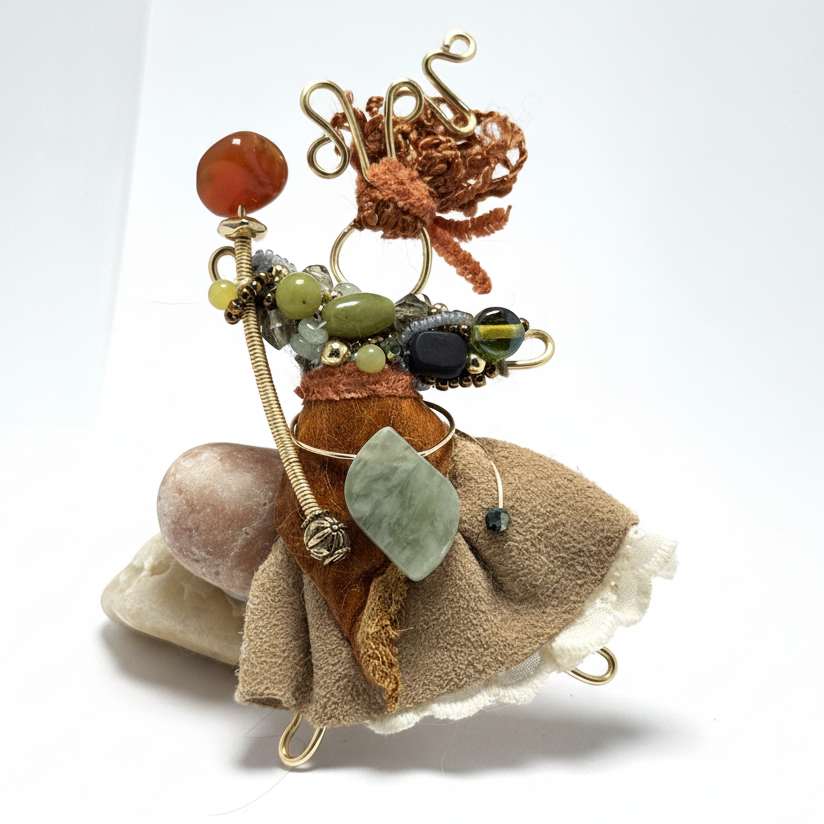 Kindred Spirit Pixie Brooch - Warrior