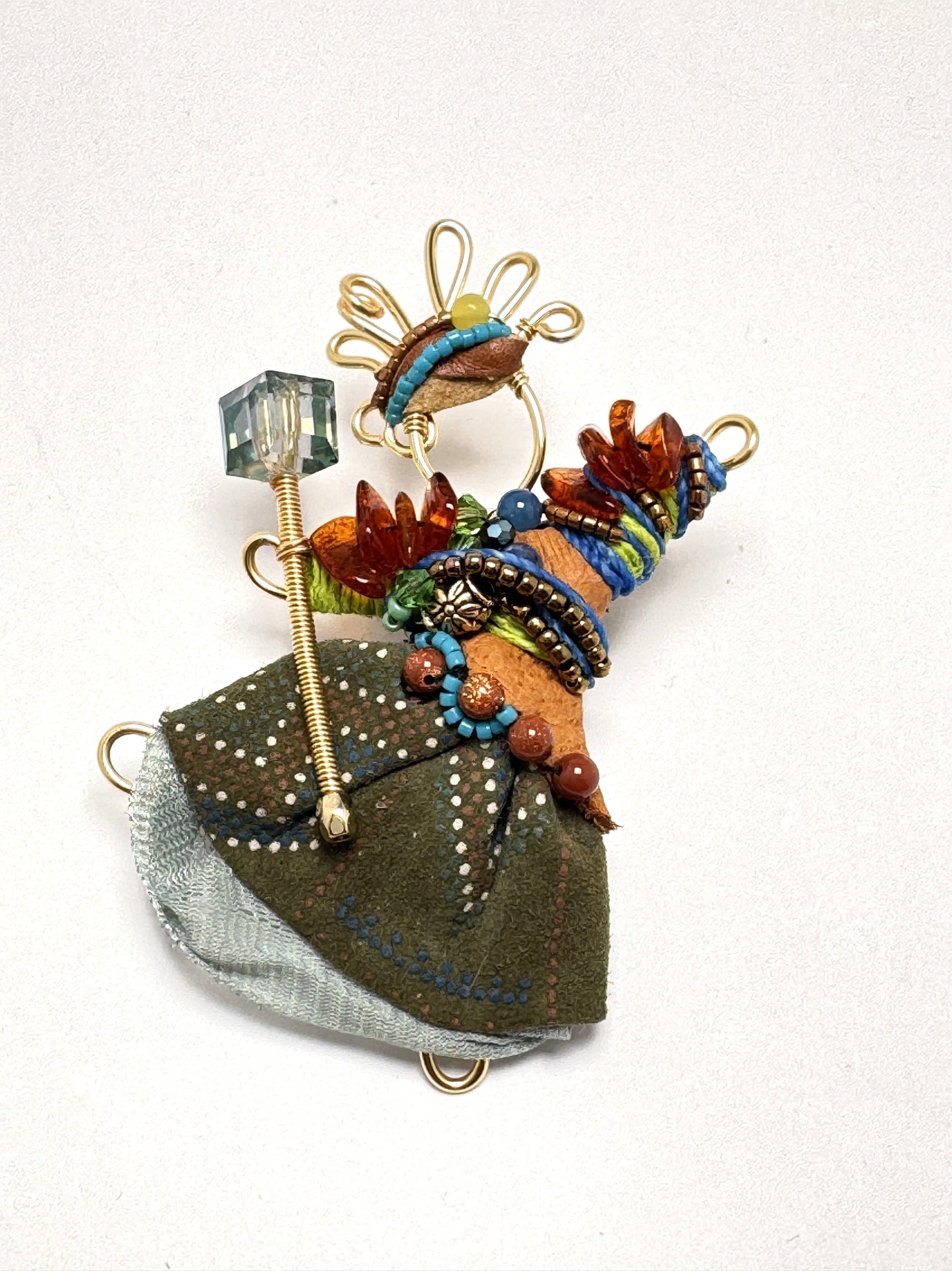 Kindred Spirits Pixie Brooch - Warrior