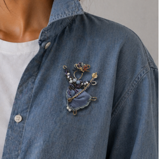 Kindred Spirit Pixie Brooch - Luminary