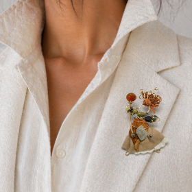 Kindred Spirit Pixie Brooch - Warrior