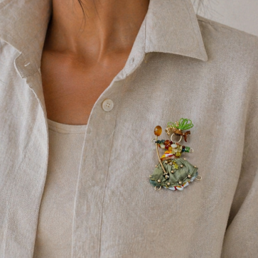 Kindred Spirit Pixie Brooches - Warrior