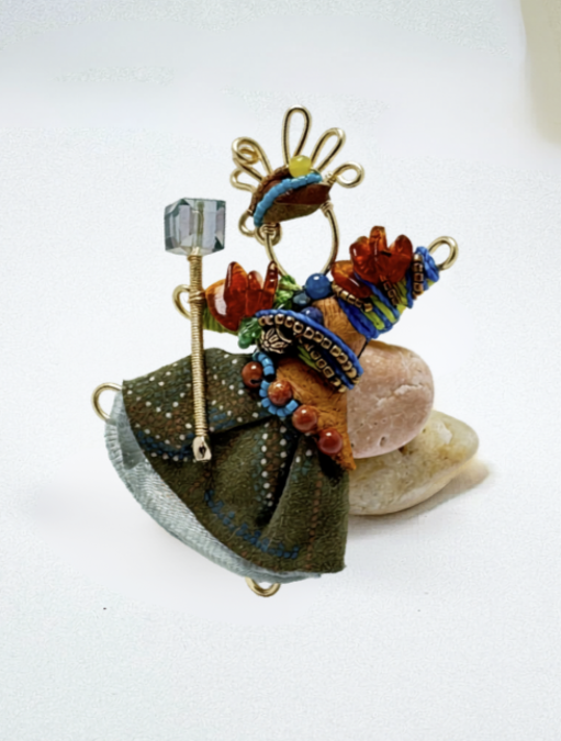Kindred Spirits Pixie Brooch - Warrior