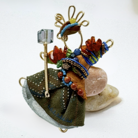 Kindred Spirits Pixie Brooch - Warrior