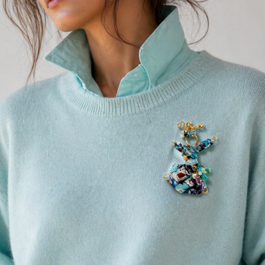 Kindred Spirit Pixie Brooch - Warrior
