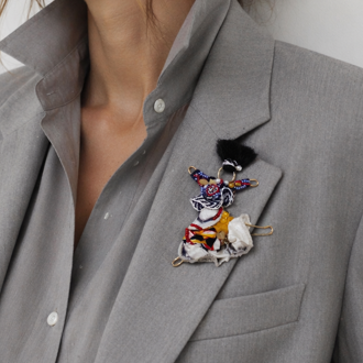 Kindred Spirit Pixie Brooch - Warrior