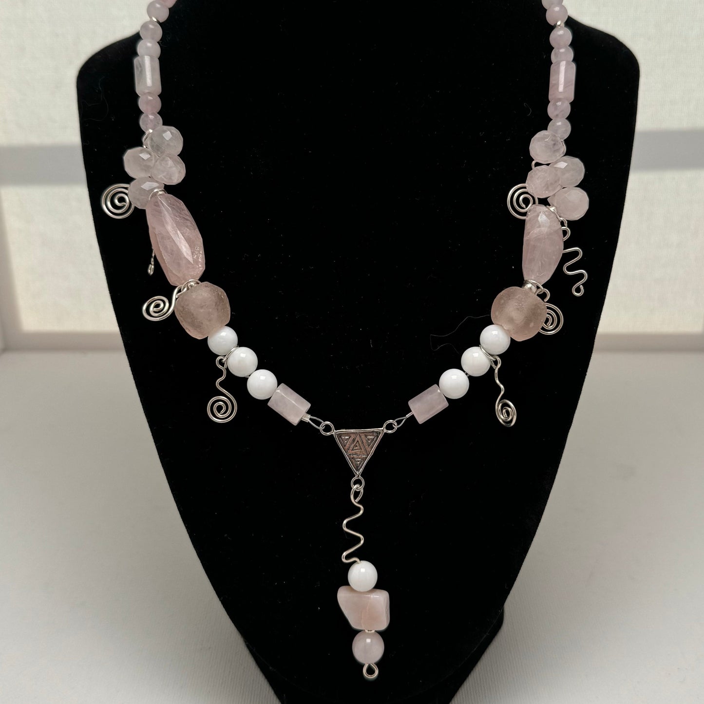 Heart and Soul Collection  - Necklace with Rose Quartz